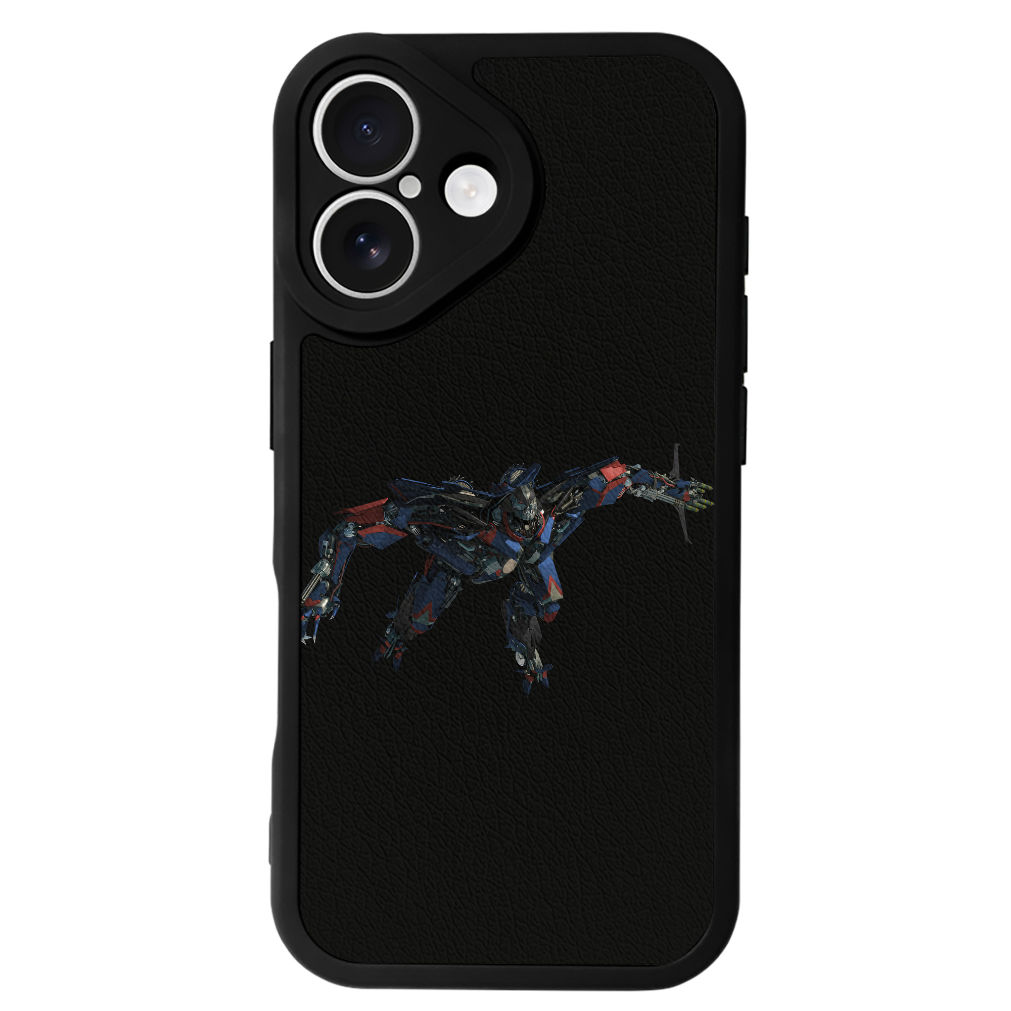 （画像用） Transformers トランスフォーマー 【iPhone 16シリーズ対応】シリコンスマホケース（レザー調） 材質：シリコン